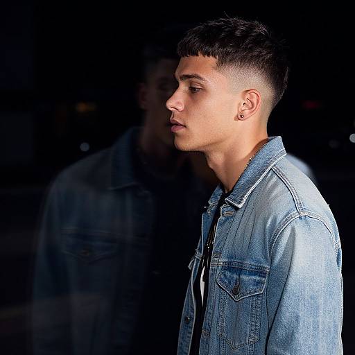 Urban French Crop Fade Fashion Portrait