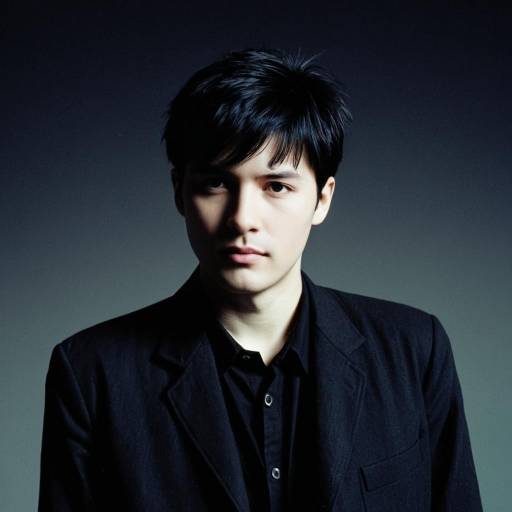 Male in 1980s Post-Punk Attire