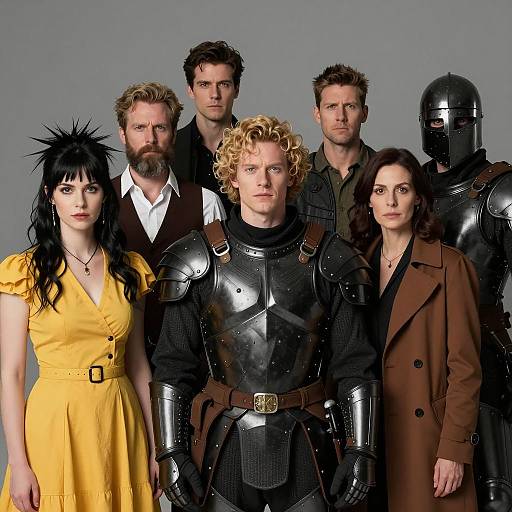 Diverse Group Portrait on Grey Background