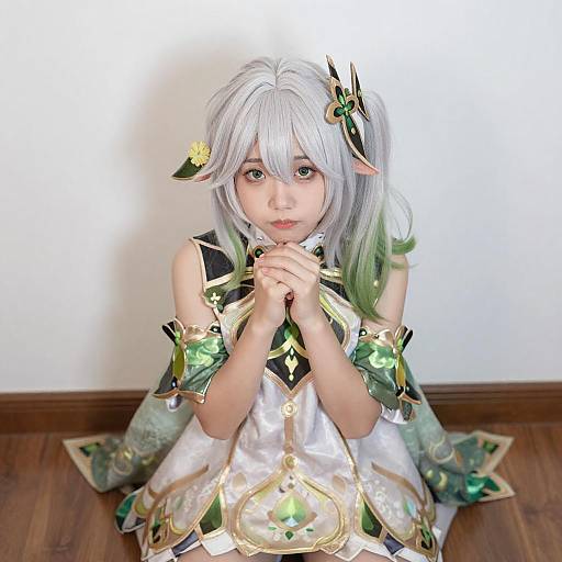 Fantasy Portrait of Shy Young Person