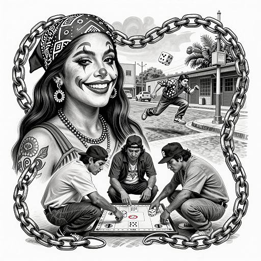Dynamic Chicano Art with Street Culture