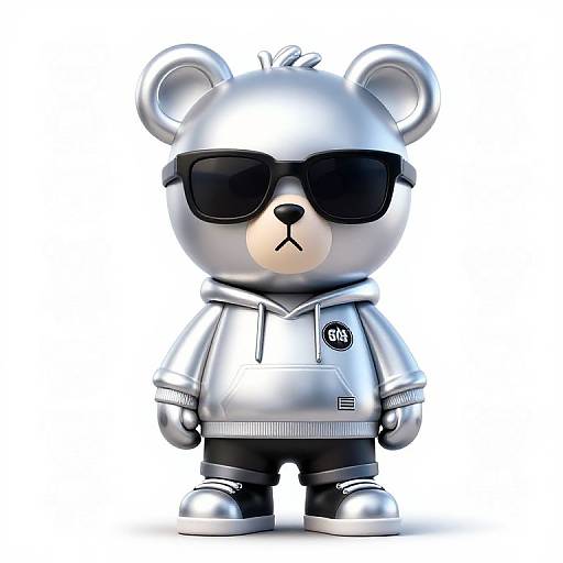 Cool Hip Hop Cartoon Bear
