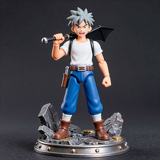 Dynamic Painted Action Figure Showcase