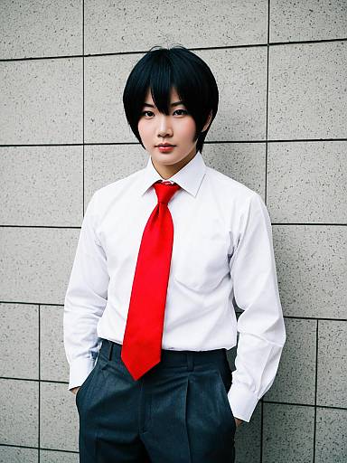 Cosplay photo of adachi tooru. Costume clothes