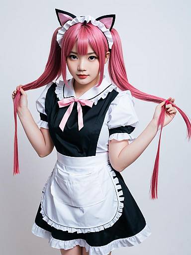 Cosplay photo of akiha rumiho. Costume clothes