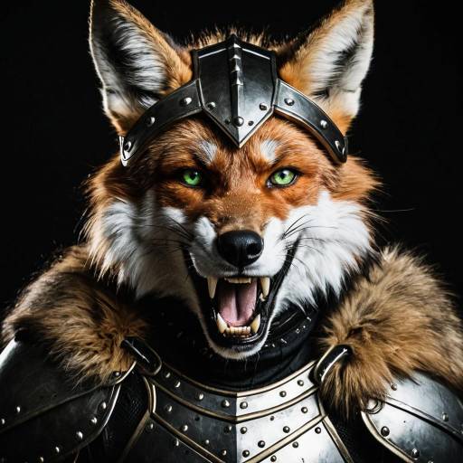 Anthropomorphic Fox Warrior in Armor