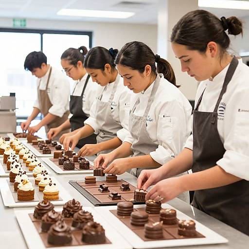 Bakery Students at Ghirardelli Chocolate Center