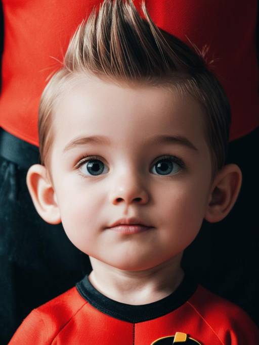 Cinematic Close-Up of Jack Jack Costume