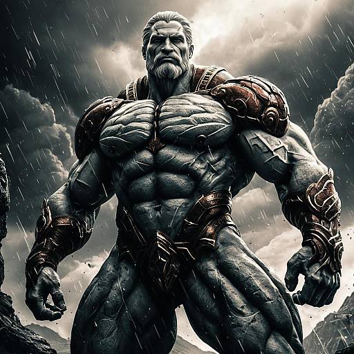 Ultra-Realistic Ancient Titan of Strength