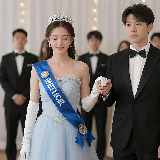 Elegant Couple in Formal Attire