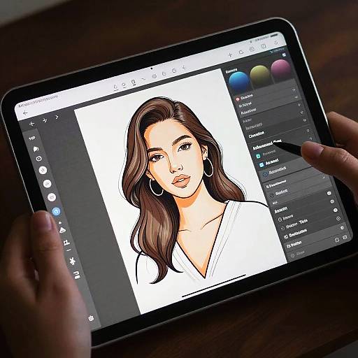 AI Portrait to Line Drawing Interface