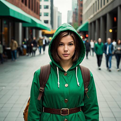 Punny Costume in Urban Setting