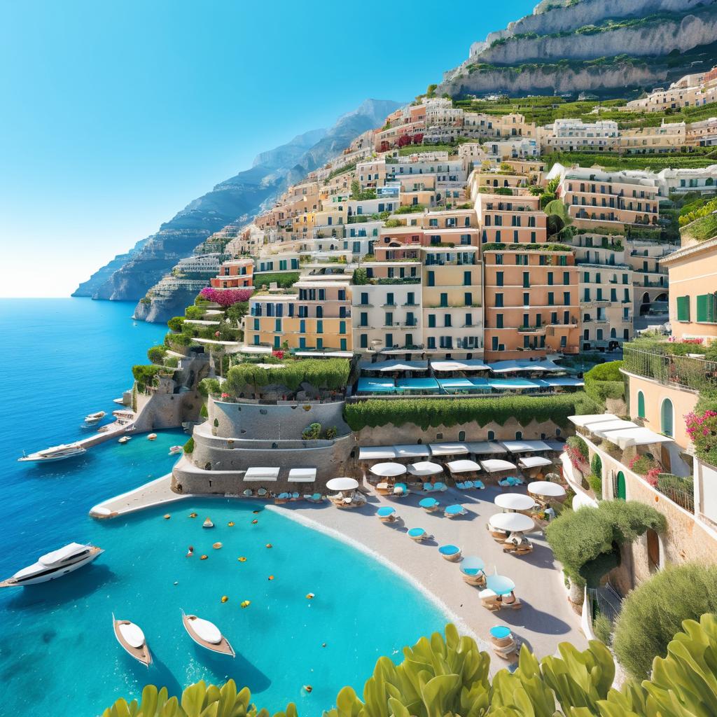 Charming Positano Coastal Photography