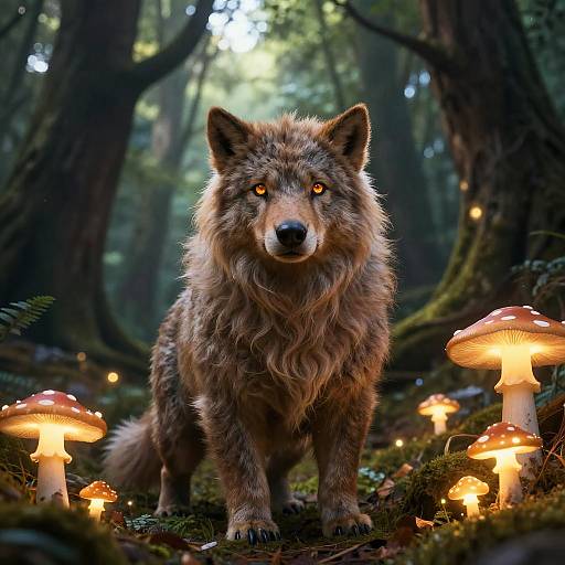 Mystical Forest Renard Fantasy Art
