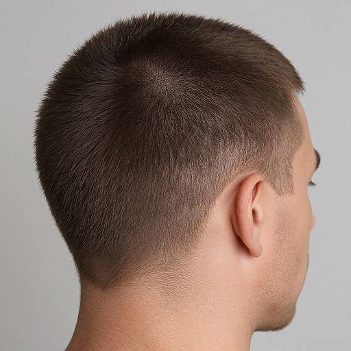 Textured Bowl Cut on Fit European Man