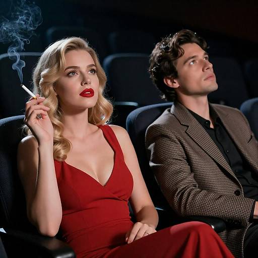 Cinematic Romance in Dim Light