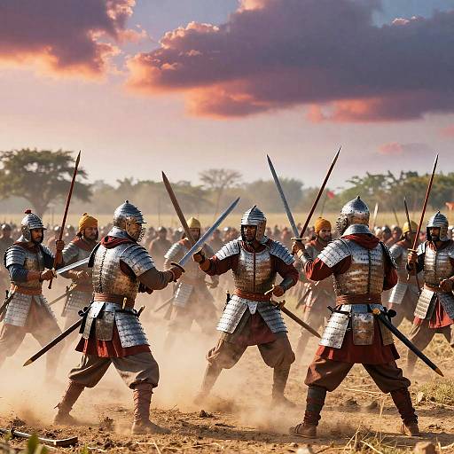 Hyper-Realistic Panipat Battlefield Dawn