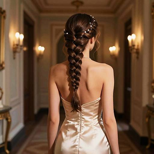 Elegant Bubble Braid in Historic Mansion