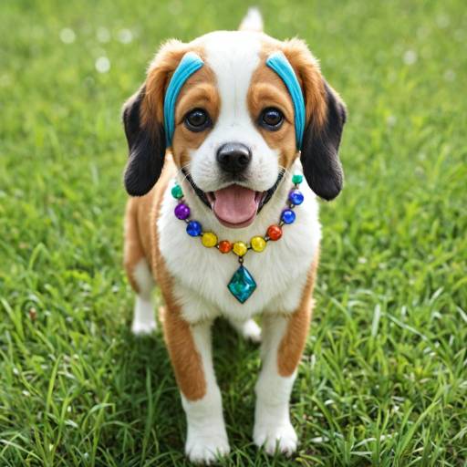 Playful Beagle in Sunny Outdoor Scene Playful Beagle in Sunny Outdoor Scene