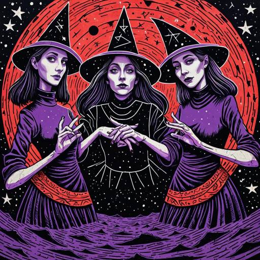 Fauvist Witches in Cosmic Space