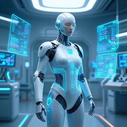 Futuristic Sci-Fi Medic in Bio-Suit