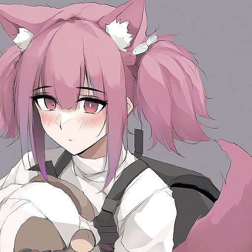 Illustration of Morte (arknights), arknights in the style of Zekkyon