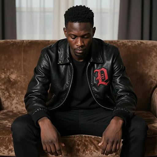 Intense Portrait of a Stylish Man