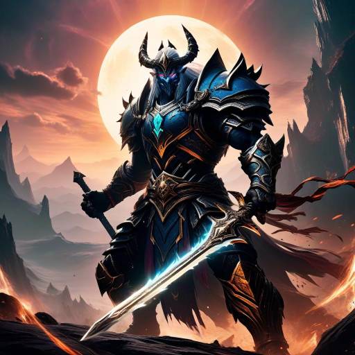 Elder Deity in Twilight Realm Wallpaper