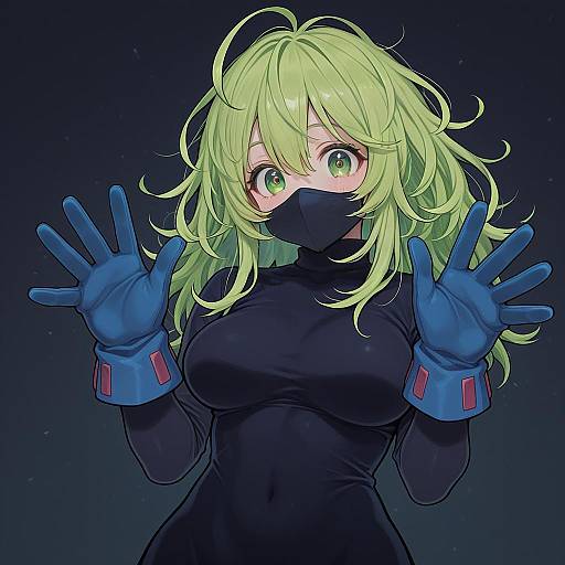 Illustration of Hagakure tooru, boku no hero academia in the style of Ukokkei