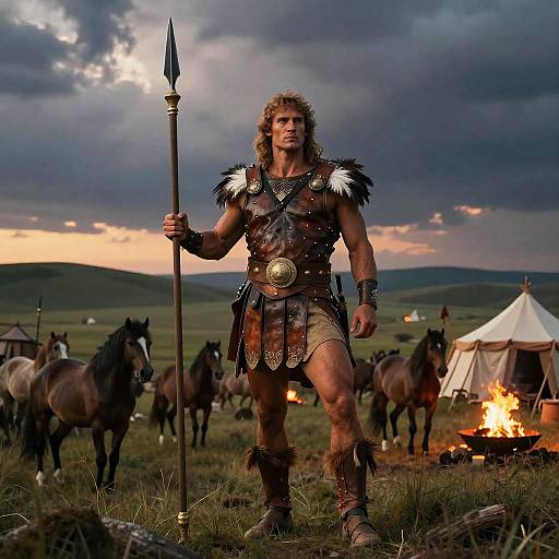 Majestic Centaur Chieftain at Dusk