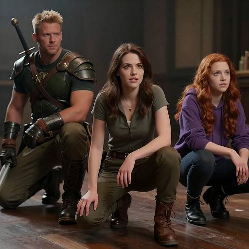 Dynamic Trio in a Dim Room