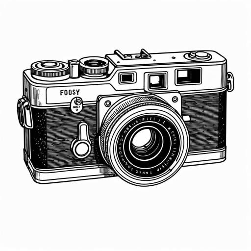 Retro Vintage Camera Illustration