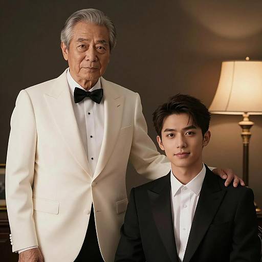 Formal Portrait of Two Distinguished Men