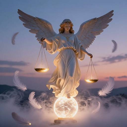 Majestic Angel of Luminous Balance