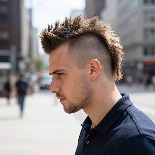 Classic Mohawk European Urban Portrait