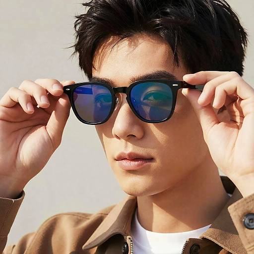 Add Sunglasses to Outdoor Photo