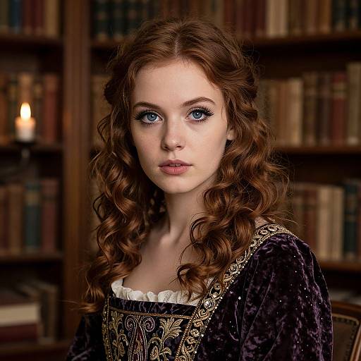 Ultrarealistic Portrait of Enchanting Woman