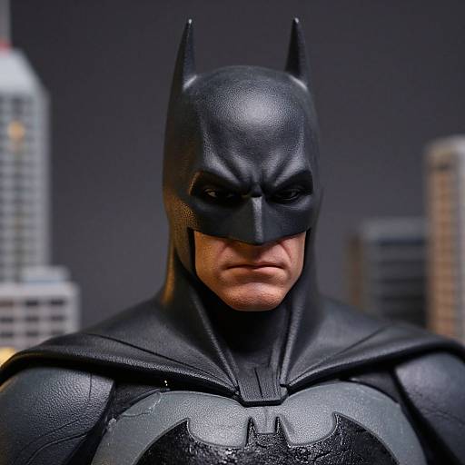 Hyperrealistic Batman Action Figure Diorama