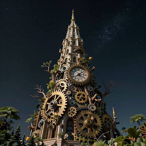 Cosmic Tower of Time and Nature