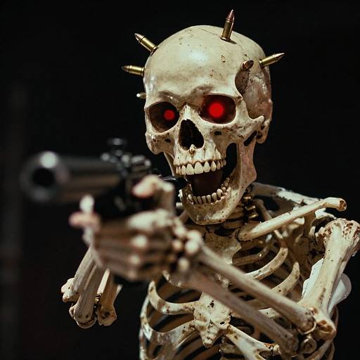 Cinematic Screaming Skull Action