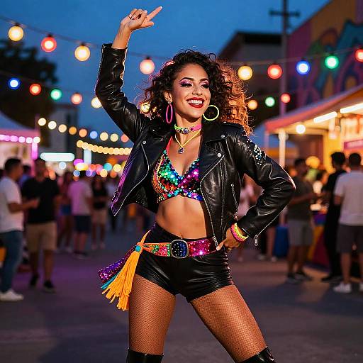 Dynamic Salsa Artist at Vibrant Festival