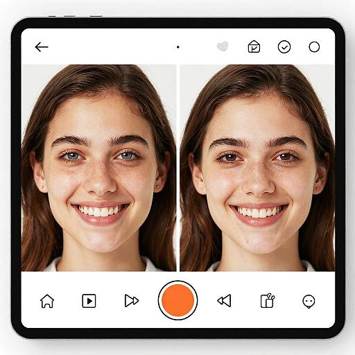 Digital Smile Editor Interface