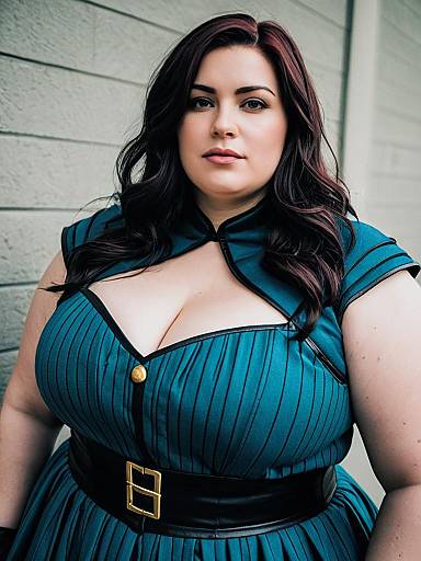 Photorealistic Plus Size Cosplay Portrait
