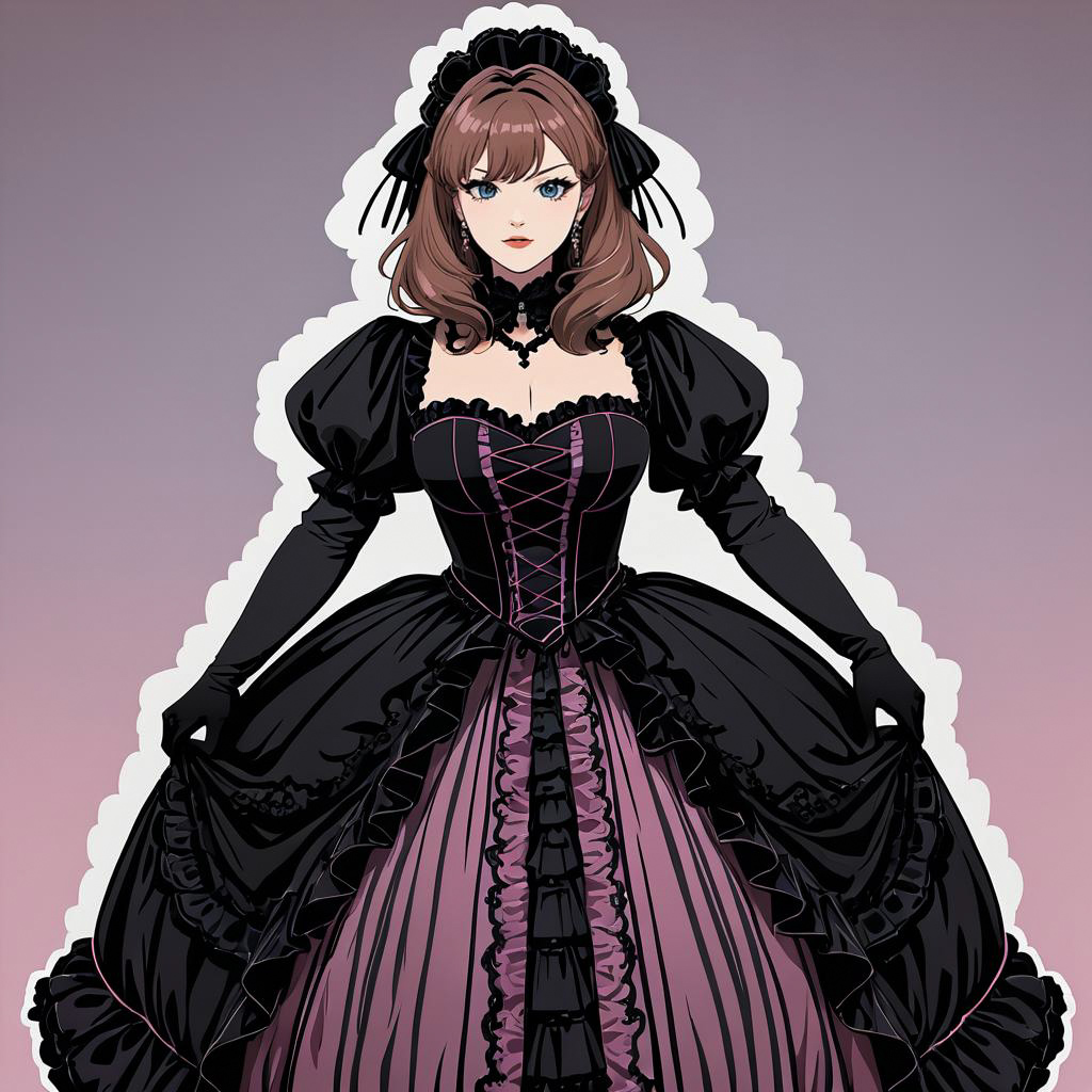 Smug Duchess in Gothic Lolita Fashion