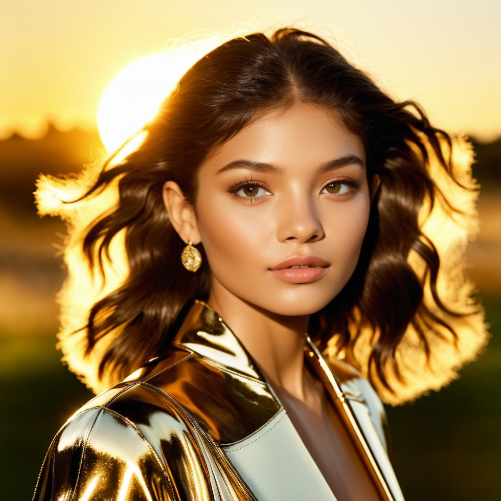 Zendaya's Golden Hour Portrait by Testino