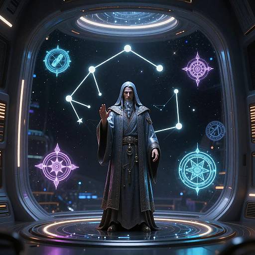 Interstellar Mage Weaving AI Constellations