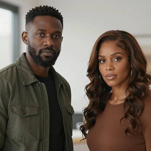 Portrait of a Couple Indoors