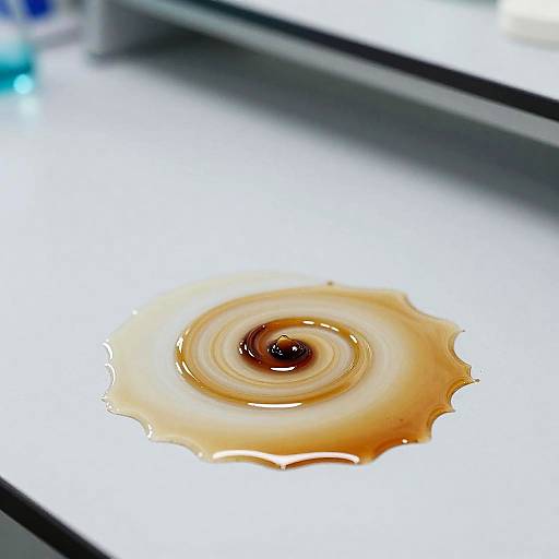 Spiral Chemical Spill in Lab
