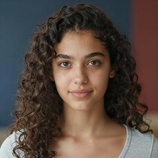 Portrait of a Smiling Young Woman
