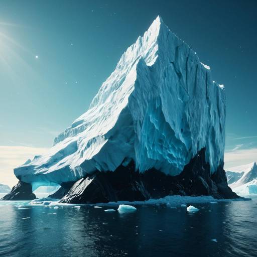 Majestic Iceberg in Arctic Waters